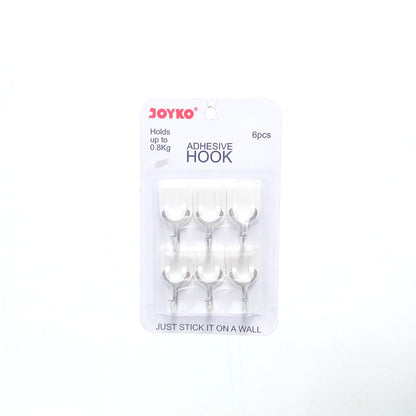 JOYKO ADHK-3010 Kapstok Cantel Gantungan Baju Dinding Mini PVC Set