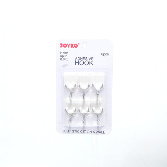 JOYKO ADHK-3010 Kapstok Cantel Gantungan Baju Dinding Mini PVC Set