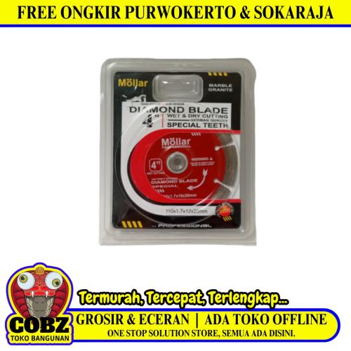 4 IN / MOLLAR 01 Dry Mata Gerinda Potong Keramik Diamond Cutting Wheel