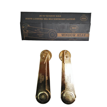 9 IN / SES GP Tangan Gareng Engsel Salon Penahan Jendela Stainless Set