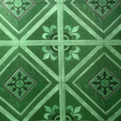120 CM / TM Karpet Perlak Lantai Meja Vinyl PVC Green Meter