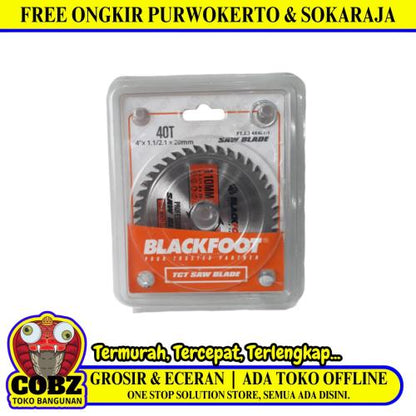 4 IN x T 40 / BLACKFOOT Circular Saw Mata Gerinda Potong Kayu Wood Cutting