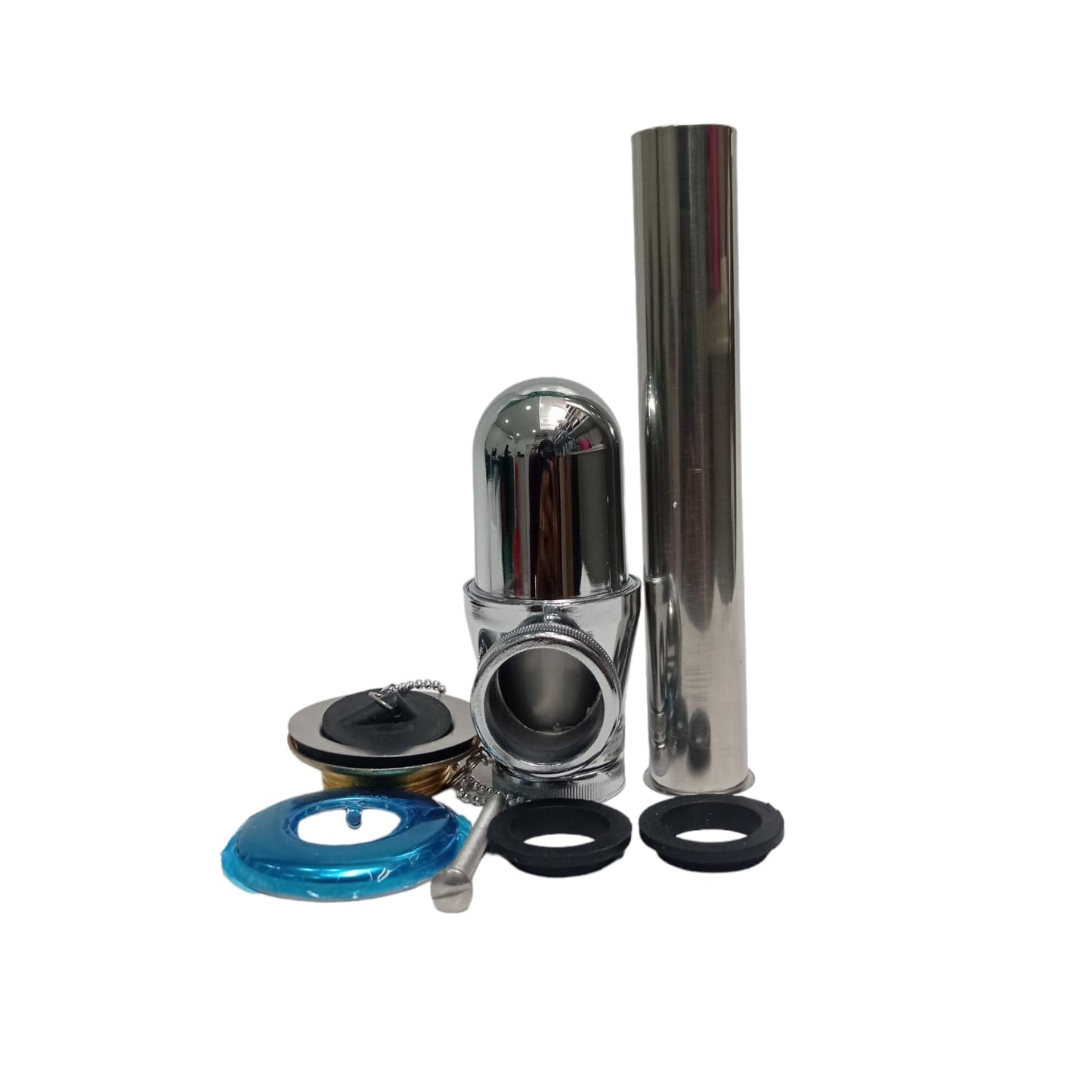 1 1/4 IN / TM 33 Sifon Botol Saringan Pipa Wastafel Stainless Set