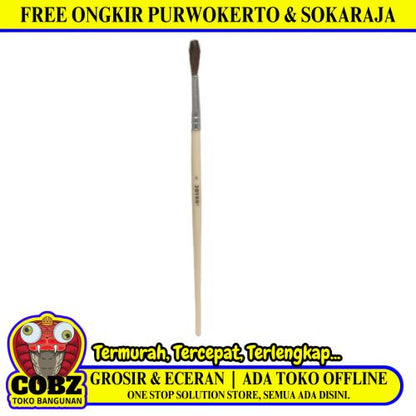 6 MM / JOYKO BR 16 Kuas Lukis Tembok Kayu Besi Air Acrylic Paint Brush