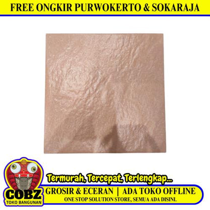 30 CM x 30 CM / ASIA TILE Keramik Lantai Teras Garasi Matte Red Dus