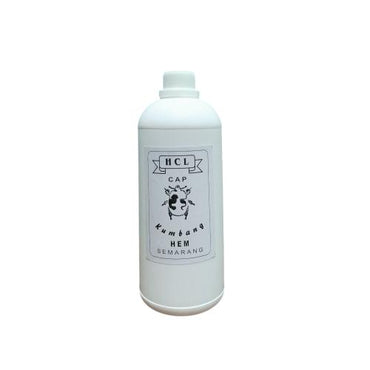 1 L / CAP KUMBANG HCL Cairan Pembersih Porselen Keramik Lantai Toilet Botol
