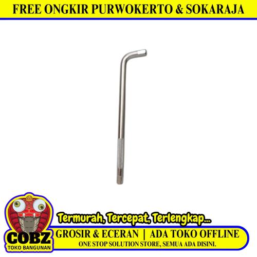 1/2 IN / HDT Stang Gagang Handel Kunci Sok Shock Socket L