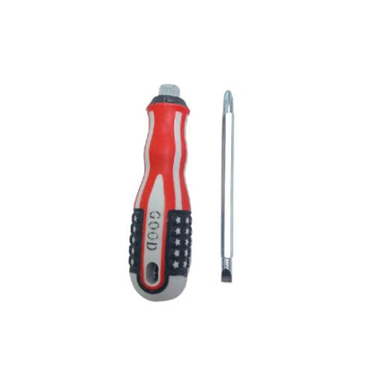 4 IN / GOOD Obeng Screwdriver Two Way Bolak Balik Plus Minus 2 In 1 Gagang Karet