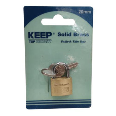 20 MM / KEEP 01 Gembok Pintu Pagar Padlock Anti Maling Leher Pendek