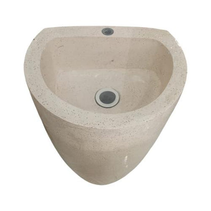 BT 1/5 LINGKARAN Wastafel Teraso Jenis Teraso Asli Granit Marmer