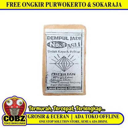 50 G / TM Dempul Bakar Tambal Lubang Plastik Kayu Besi Bungkus