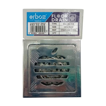 4 IN / ERBOZ Saringan Got Leher Panjang Floor Drain Stainless