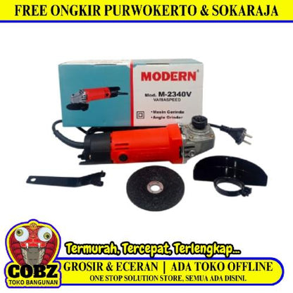 MODERN M-2340V Mesin Gerinda Tangan Kabel Set