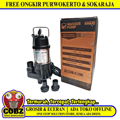 WASSER SWP-180E Pompa Celup Air Kotor Submersible Non Otomatis Set