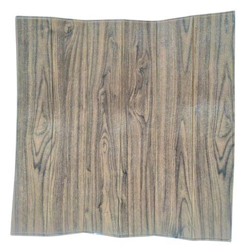 3.5 MM x 70 CM x 70 CM / COBZ SMBY12 Wallpaper Foam Sticker Kayu Coklat Lembar