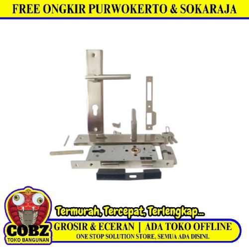 EIFFELL Handle Door Lock Tarikan Handle Kunci Pintu Besar Set