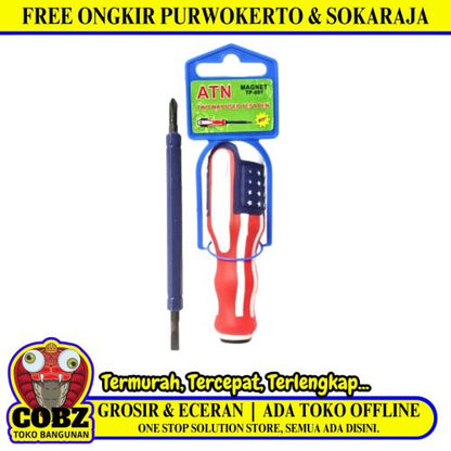 6 IN / ATN Obeng Tespen AC Listrik Lampu Cahaya Plus Minus