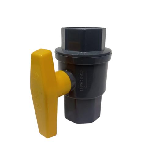 1 1/4 IN / ONDA - BV Stop Kran Polos Ball Valve Engkol Plastik PVC