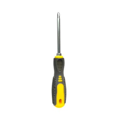 4 IN / HIOSHI Obeng Screwdriver Two Way Bolak Balik Plus Minus 2 In 1 Gagang Karet
