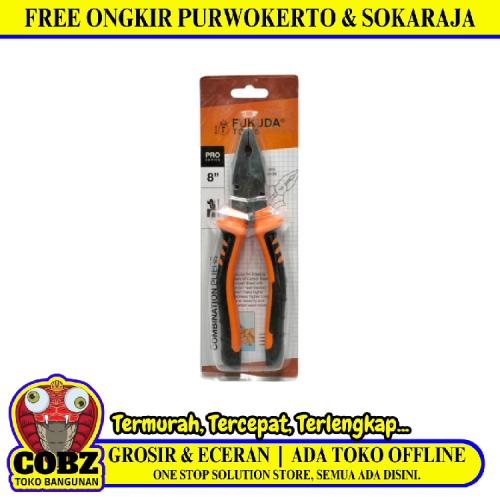8 IN / FUKUDA Tang Kombinasi Kawat Kabel Combination Pliers