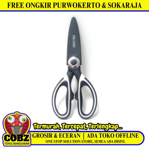 8IN/SOLIGEN SLM15 Gunting Dapur Kitchen Scissors Multifungsi Serbaguna