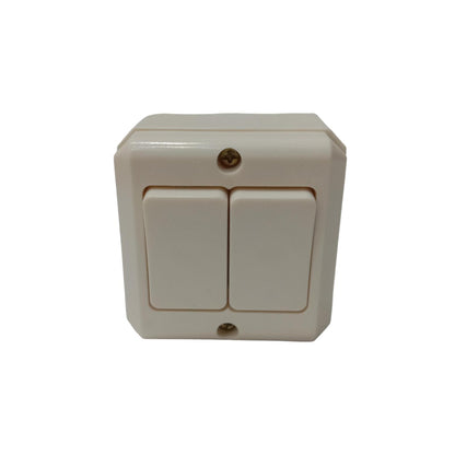 DEXTA DX-912 Saklar Ganda Double Seri 2 Gang Tempel OB Outbow Warna