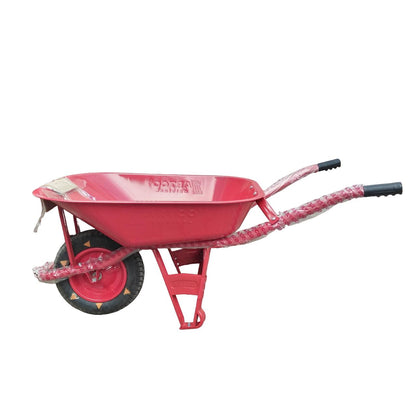 ARTCO Gerobak Sorong Pasir Proyek Cor Semen 1 Roda Ban Hidup Merah