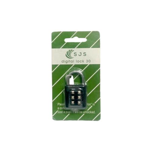 30 MM / SJS Gembok Nomer Pin Angka Tas Kunci Koper Travel Lock