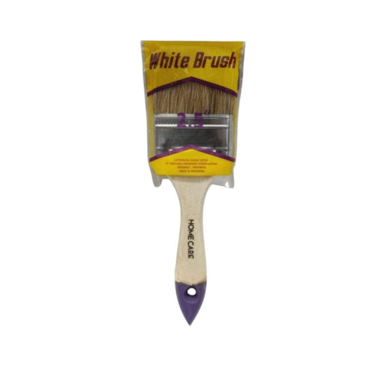 2 1/2 IN / HOME CARE WHITE Kuas Cat Tembok Kayu Besi Air Acyrlic Paint Brush