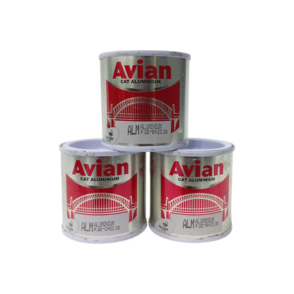 100 CC / AVIAN ALUMIINIUM Cat Kayu Besi Wood Metal Paint Kaleng