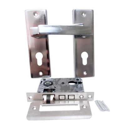 NET'Z 3012-2 SN / CP Handle Door Lock Tarikan Handle Kunci Pintu Kecil Set