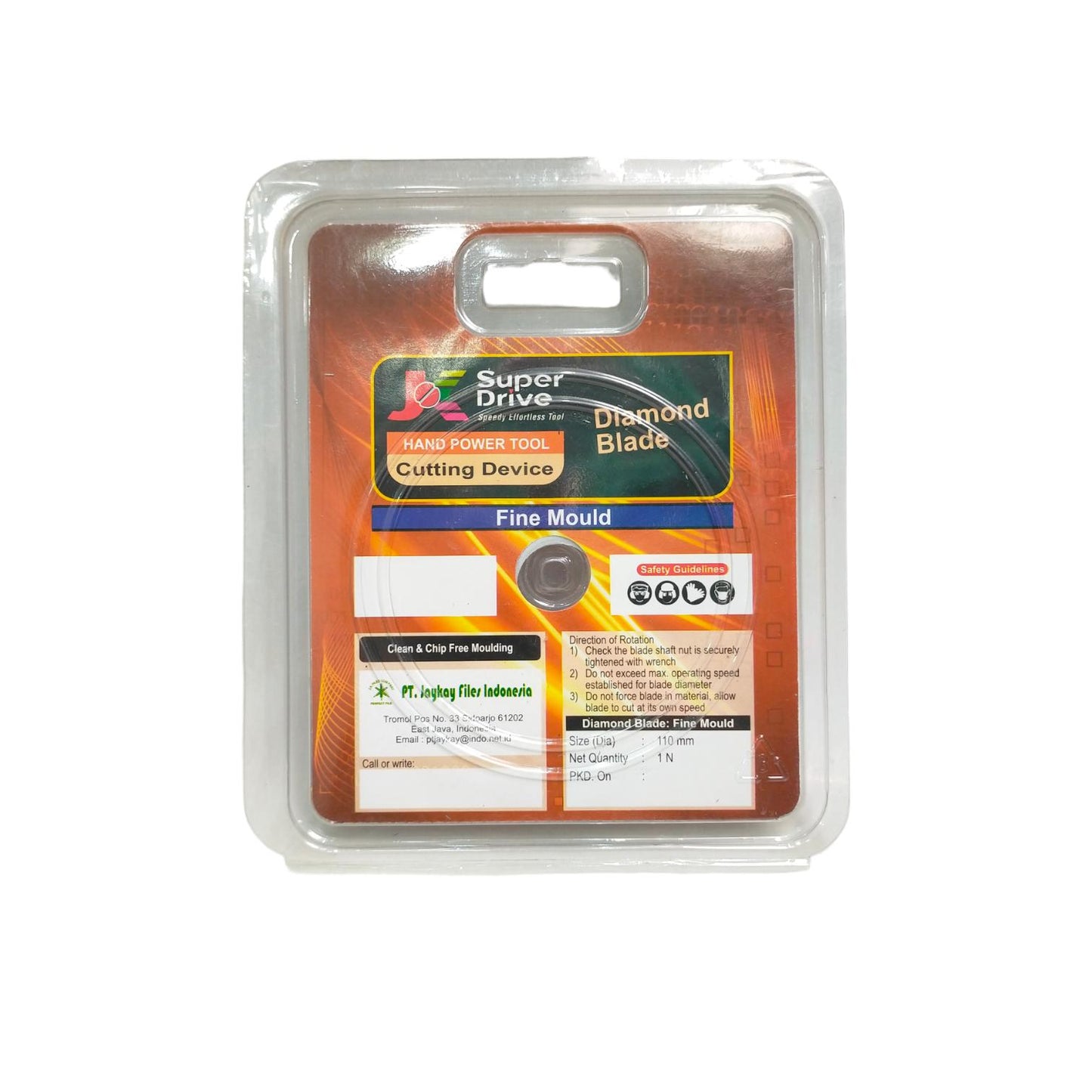 4 IN / JK Wet Mata Gerinda Potong Keramik Diamond Cutting Wheel