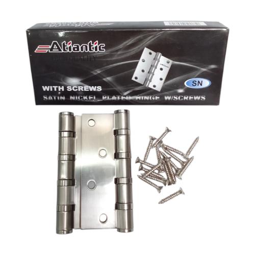 4 IN / ATIANTIC Engsel Kupu-Kupu Pintu Jendela Hinge Stainless Set