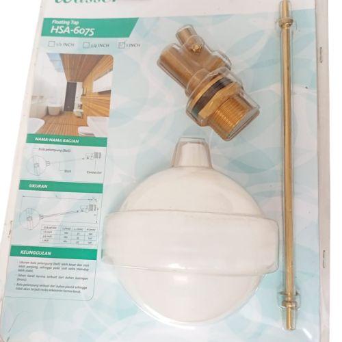 1IN /WASSER HSA-6075 Floating Valve Pelampung Bola Air Torrent PVC Set