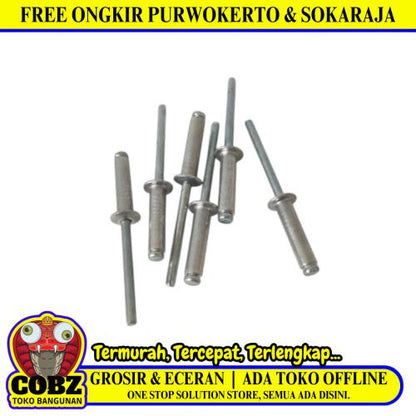 4.8 MM x 19 MM / SIP SP. 675 Paku Rivet Keling Tang Rivet Ecer Biji