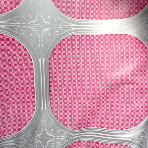 120 CM x 15 M / COBZ Karpet Perlak Lantai Meja Vinyl PVC Pink Roll