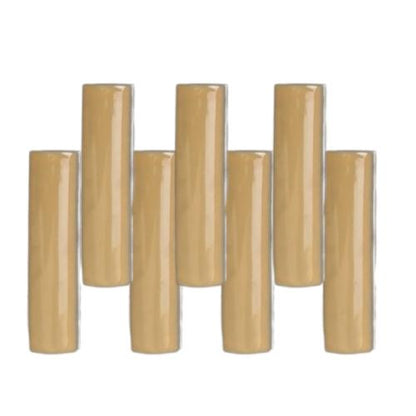 10 CM / TM Kuku Macan Bon Bon Lis Keramik Polos Yellow Lembar