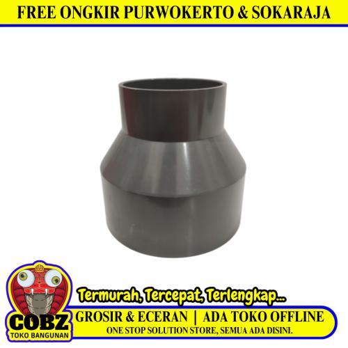 4 IN x 2 1/2 IN / RUCIKA AW Reducer Verlop Sok Flock Fitting Pipa PVC