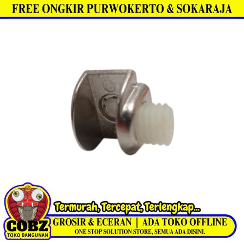 TM Ambalan Jepit Pin Penahan Papan Lemari Furniture Besi Biji