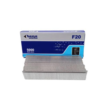 F 20 / BENZ WERKZ Refill Paku Tembak Air Nailer Stapler Gun 20 MM Lurus