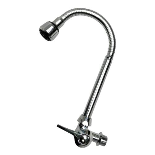 1/2 IN / BANO 560  Kran Angsa Fleksibel Sink BCP Tembok Stainless