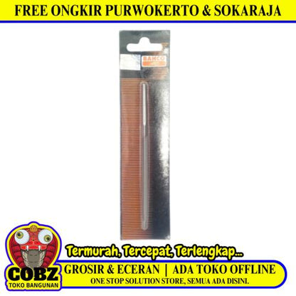 4 IN / BACHO Mata Kikir Besi Asah Gergaji Needle Files Segitiga