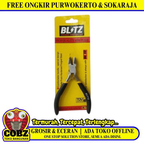 4 1/2 IN / BLITZ  Tang Potong Kawat Kabel Diagonal Cutting Pliers