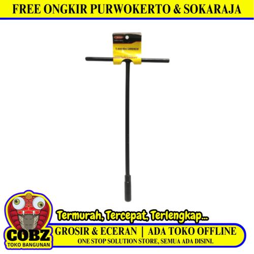 10 MM / VENUS Kunci Sok Shock Socket T Type Wrench Hitam