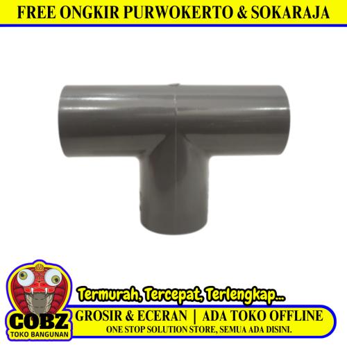 1/2 IN / RUCIKA AW Tee Sambungan Fitting Pipa PVC