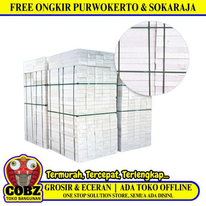 10 CM x 20 CM x 60 CM / TM Bata Ringan Batako Hebel 10 CM 83 Pcs Kubik