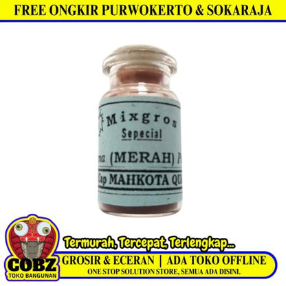 50 GR /CAP NEW STAR QUALITY Pigmen Warna Campuran Plitur Bubuk Merah