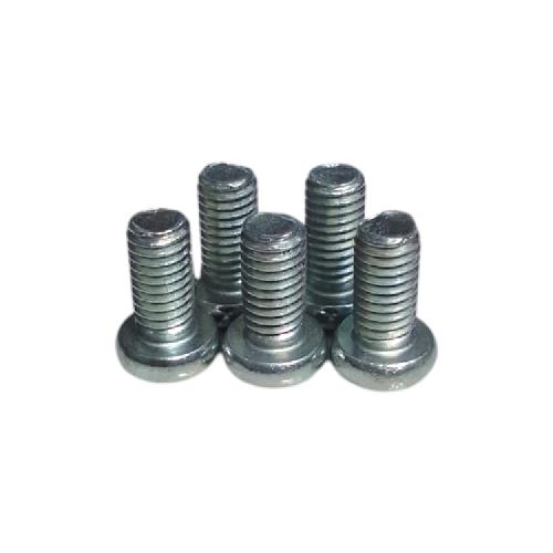 M 5 x 10 MM / TM Baut JP Kepala Pentol Bulat Plus Putih Biji