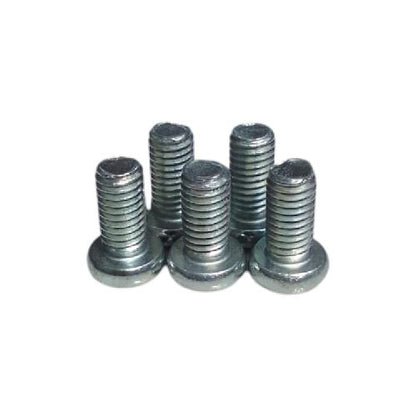 M 5 x 10 MM / TM Baut JP Kepala Pentol Bulat Plus Putih Biji