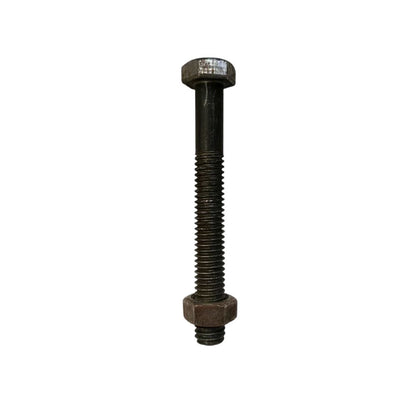 M 12 / TM Baut Mur Hexagon Bolt Nut Flat Head Hitam KG